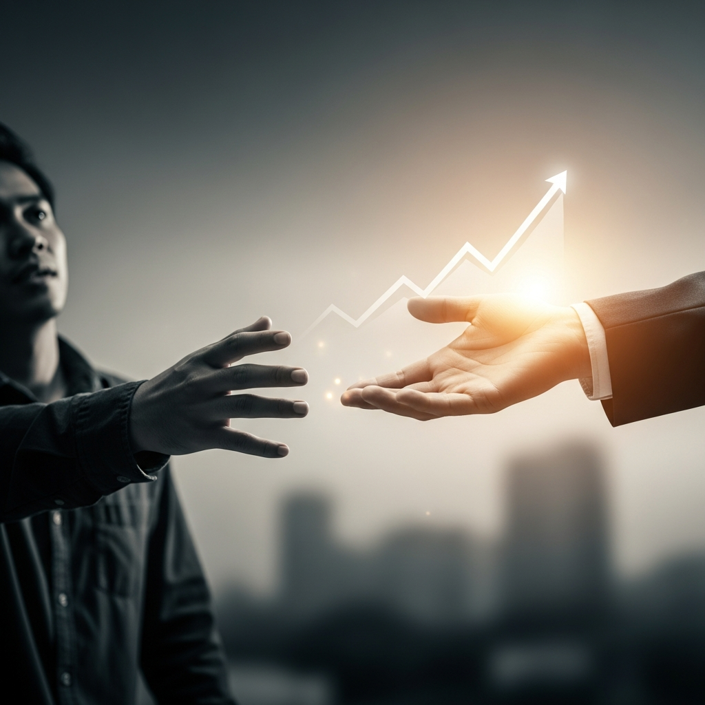 profesyonel destek almak illustration for Neden Profesyonel Destek Almalısınız? İlham Veren Gerçek Hikayeler ve Somut Faydala