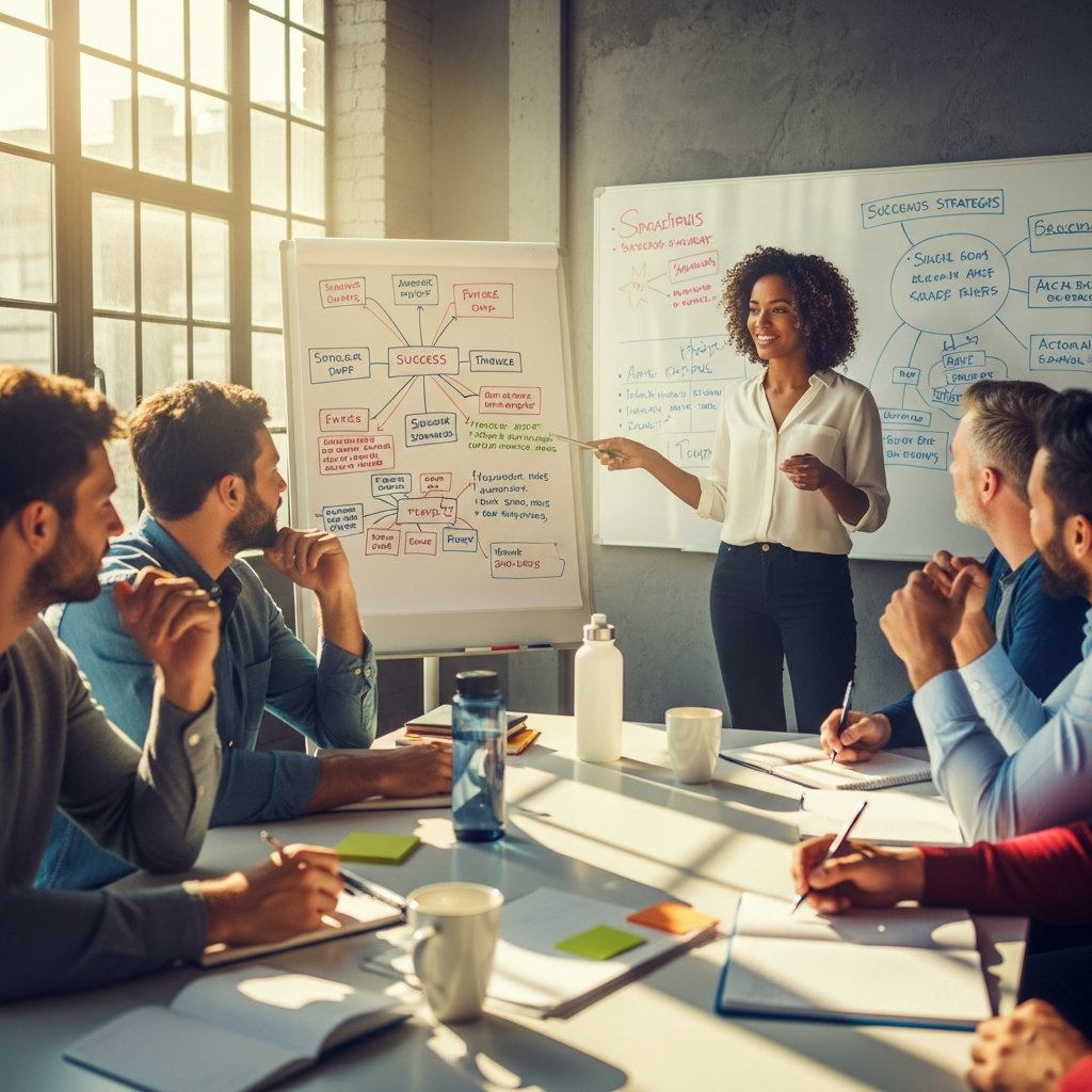 Illustration of Yaşam Koçluğu ile Kişisel Hedeflere Ulaşmanın ve Başarının En Etkili Yolları